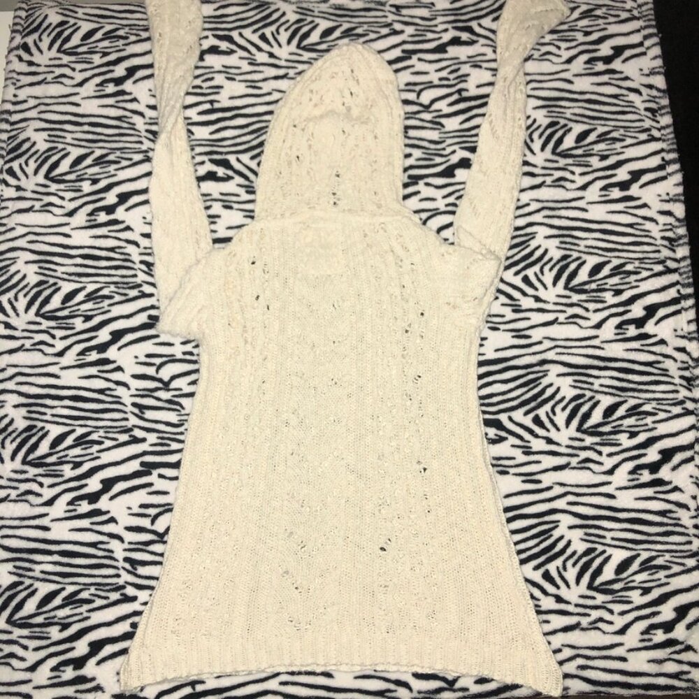 y2k style cream knit sweater - Picture 8 of 8